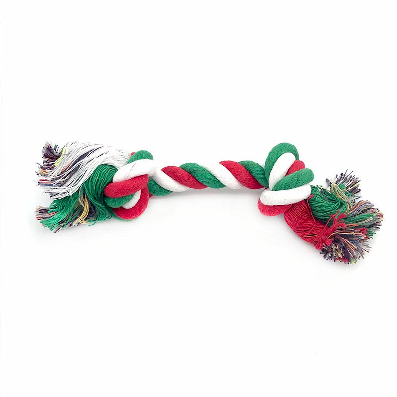 Pet Toy Chew Teething Cotton Rope Knot Ball Toys For Dog Tooth Clean Ball Bite-Resistant  Dog Chew Puppy Training InteractiveToy