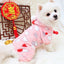 pawstrip Small Dog Clothes Warm Winter Pet Dog Jumpsuit Puppy Fleece Hoodie Chihuahua Small Medium Dog Warm Outfit Kitten Jacket