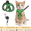 Cat Harness and Leash for Walking Escape Proof, Adjustable Kitten Vest Harness Reflective Soft Mesh Puppy Harness for Outdoor, C