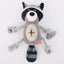 Dog Plush Toy Spot Plush Stuffed Raccoon Pet Toy With Food Leakage Function Interactive Sounding Dog Toy Fleece Squeak Toys