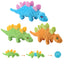 Pet Dog Squeaky Plush Dinosaur Toys Interactive Dog Chew Toys Plush Stuffing Pet Supplies Small Dog Chew Molar Toys
