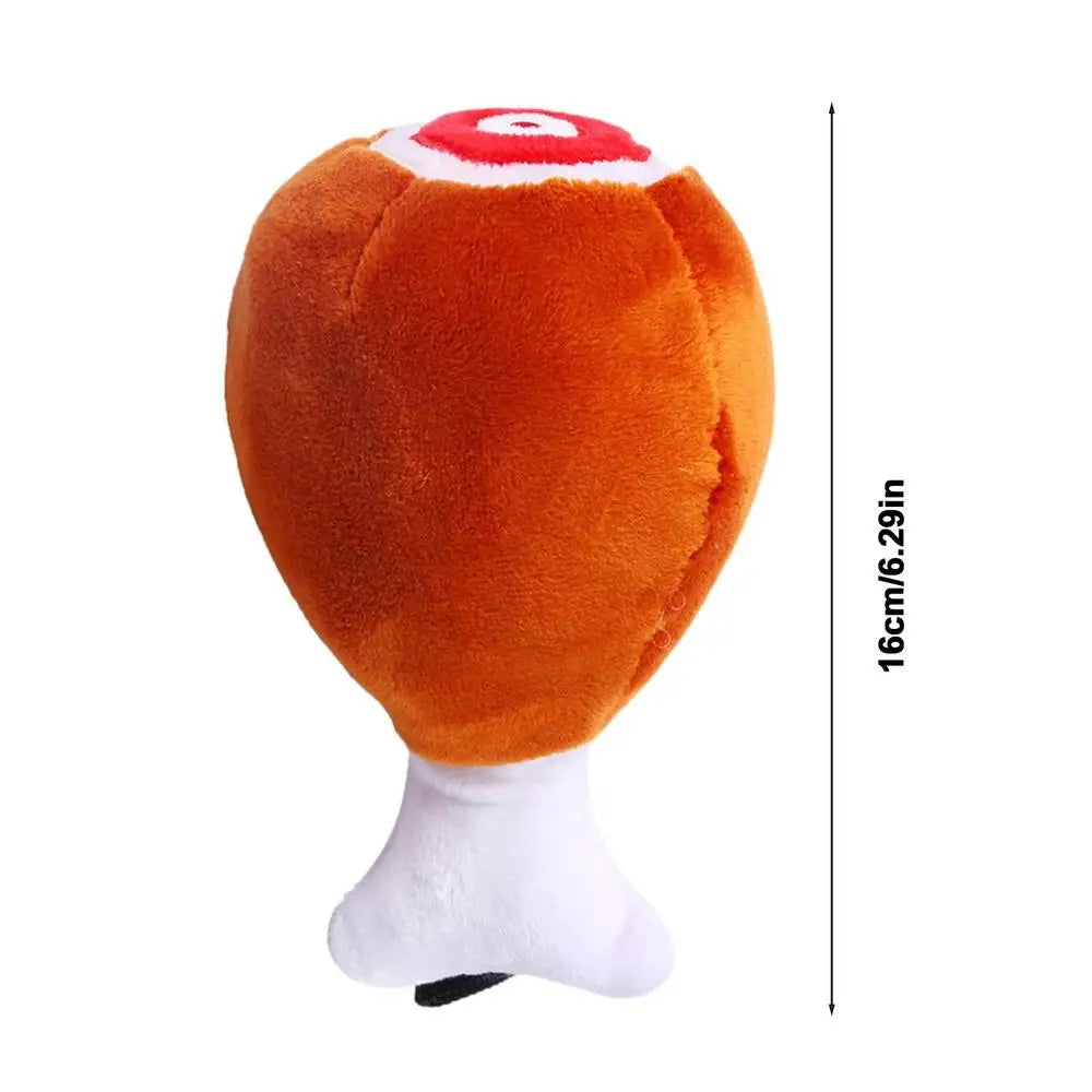 Chicken Leg Pet Toy Cute Dog Interactive Puppy Toys Halloween Dog Toy Funny Chicken Leg Squeaky Dog Toys Dog Chew Toys