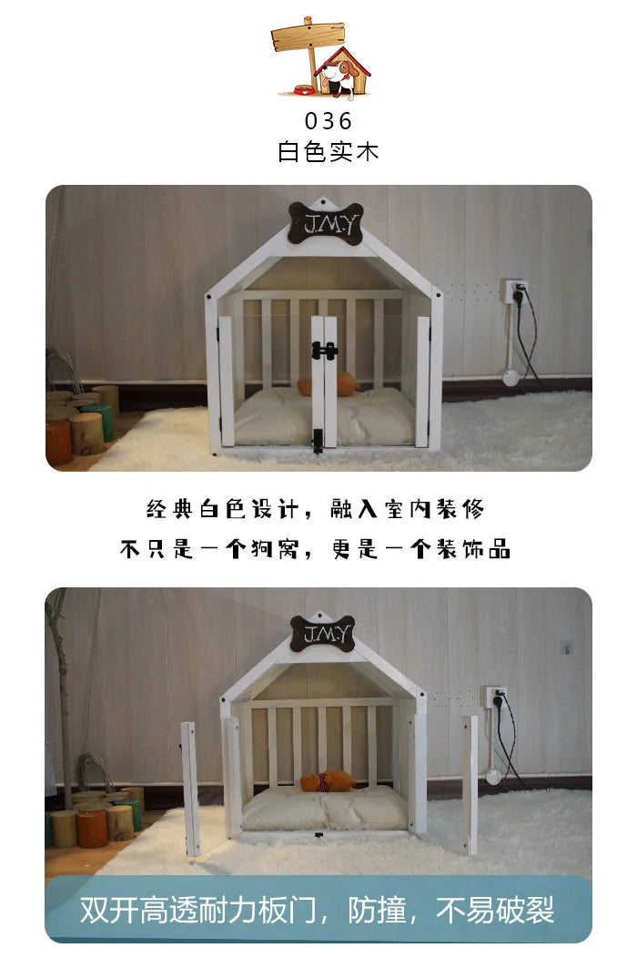 Kennel House Indoor Corgi Small Dog Teddy All Seasons Removable and Washable Cat Nest Dog House Pet Bedding