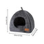New Triangle Cat Nest New Deep Sleep Comfort In Winter Cat Bed Closed Cat House Pet Nest Safe Pet House Pet Supplies