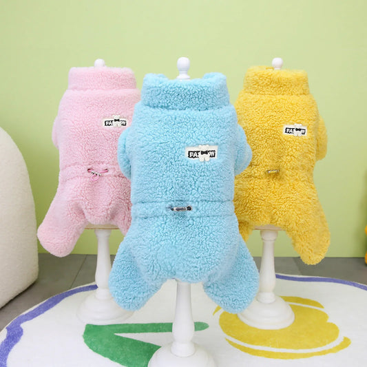 Warm Small Dog Clothes Soft Fleece Cat Dogs Clothing Pet Puppy Winter Vest Costume For Small Medium Dog Cats Chihuahua Yorkie