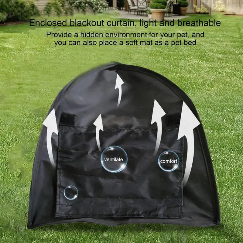 Portable Outdoor Dog Sunshade Breathable Foldable Dog Tent For Beach Anti-UV Small Animal Sun Shelter Puppy Beach Sun Shelter
