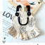 Cartoon Bunny Teddy York Dog Overalls Breathable Summer Spring Leisure Clothes for Cats Pocket Decorate Pet Boy Puppy T Shirt