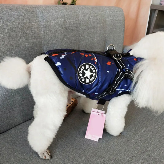 2023 Hot Winter Pet Dog Jacket Coat Thickening Warm Puppy Dog Clothes With Hood For Chihuahua Poodle Bichon