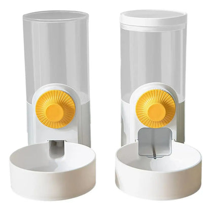 1000ml Pet Rabbit Feeder Automatic Pet Food Water Dispenser Large Capacity Bunny Feeder Pet Cage Food Water Bowl For Puppy Cat