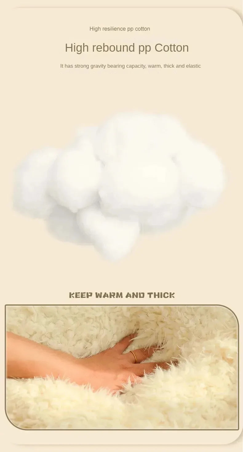 Bed Cats for Winter Warm Houses and Habitats House Accessories Kitten Cushions Beds Dog Puppy Accessory Pet Supplies Mat Goods
