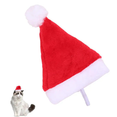 Dog Hats Christmas Santa Hat Small Dog Cat Christmas Hat Soft Small Animals Santa Claus Hat For Kitten Puppy Dogs Cats