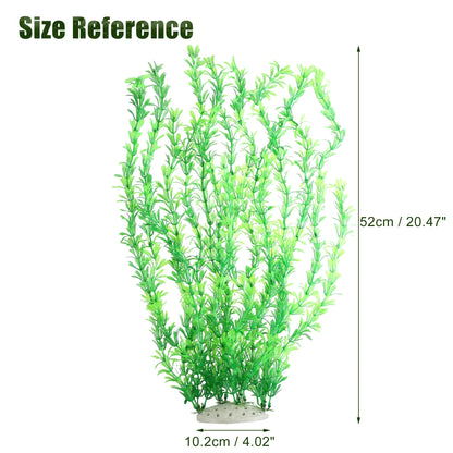UXCELL Artificial Aquarium Plants Aquarium Simulation Water Weeds Ornament Fish Tank Grass Decor Sets Decoration Accessories