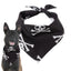 Dog Scarf Pet Costume Saliva Towel Adjustable Pumpkin Dog Scarf Triangle Pet Scarf Skull Washable For Boy Girl Toy