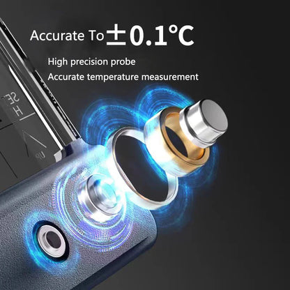 External Aquarium LCD Digital Fish Tank Thermometer Touch Screen Temperature Meter Temperature Control For Fish Tank Accurate