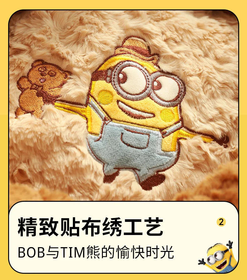 Minions joint series TIM bear pet litter cat litter winter warm kennel small dog teddy pet supplies