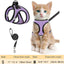 Cat Harness and Leash for Walking Escape Proof, Adjustable Kitten Vest Harness Reflective Soft Mesh Puppy Harness for Outdoor, C