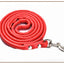 Pet Products Round Colorful PU Rolled Dog Walking Leashes for Small Medium Breeds Dogs Puppy Chain Lead Training Walking Leash
