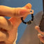 1pcs Natural Moonstone Obsidian Rings Beads Minimalist Fidget Ring Cute Black White Cat Ring Women Men Party Accessories Jewelry