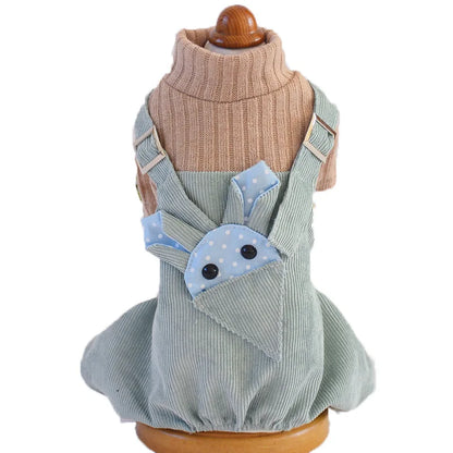 Spring and Autumn New Pet Dog Rompers Small Dog Four-legged Clothes Sweater Pet Puppy Fluffy Skirt Cute Jumpsuit for Dogs