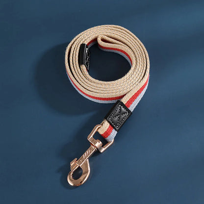 Thick Canvas Dog Leash Comfortable Cotton Non-slip Dog Training Walking Leash Resistant for Small Medium Large Dogs Pet Products