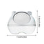 Small Animal Habitat Transparent Hamster Bed With Larger Capacity Wrap-Around Curved Design Hamster Bathtub And Bathroom