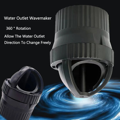360° Rotation Aquarium Fish Tank Wave Maker Rotary Pump Head Tool Automatic Rotating Wave Making For Water Pumps Accessories