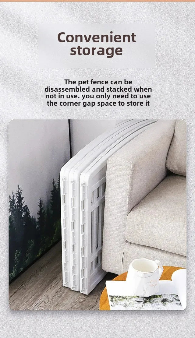Pet Fence Easy To Assemble and Store Heightened with Free Gift  Pet Protection Fence