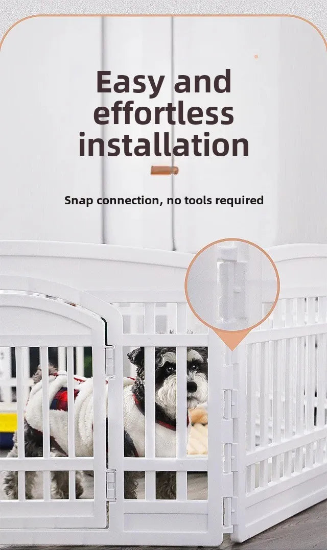 Pet Fence Easy To Assemble and Store Heightened with Free Gift  Pet Protection Fence