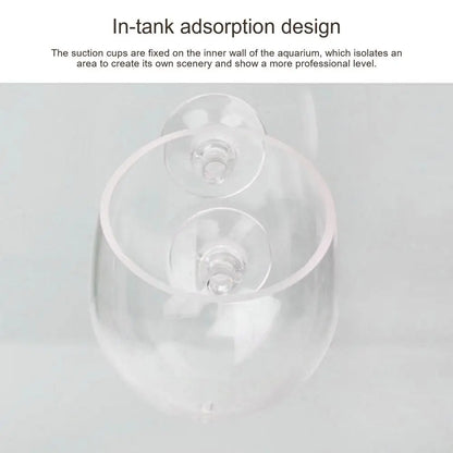 Aquatic Plant Pots Aquatic Planter With Suction Cups Red Shrimp Live Plants Fish Tank Holder Aquatic Tank Live Plant Pot