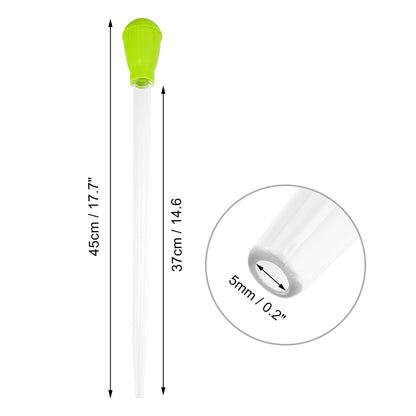 UXCELL Fish Tank Siphon Vacuum Cleaner Pet Feeding Tools Parts Set Aquarium Water Changer Lengthen Pipettes Cleaning Accessories