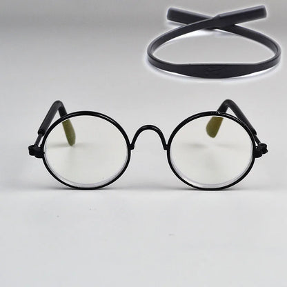 Anti-slip Cat Sunglasses Pet Accessories Small Dog Sun Glasses Classic Retro Circular Glasses for Kitten Photos Props Cosplay