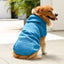 Warm Dog Clothes for Large Dogs Winter Pet Fleece Coat Sport Sweatshirt Hoodies with Snacks Pocket Gold Retriever Husky Apparel