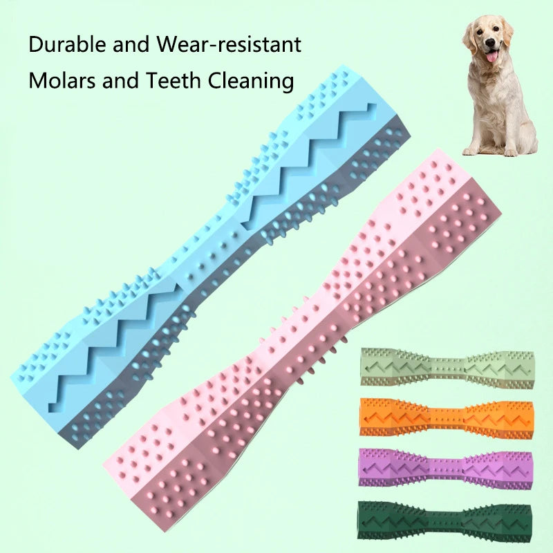 Silicone Molar Tooth Pet Toys Dog Bite Resistant Molars Training for Cats Dogs Slow Feeding Teeth Cleaning Toys Pets accessories