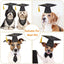 Pet Caps Dog Graduation Hats with Yellow Tassel Costumes for Dogs Cats Doctor Hat Holiday Party Apparel Dog Accessories Outfits