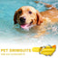 Dog Life Vest for Swimming Adjustable Dog Swimsuit Flotation Lifesaver Quick-Drying Big Eyes Design Flotation Suit Clothes