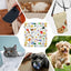 Pet Soft Blanket To Wrap Cat Anti-Scratch Adjustable Grooming Bag For Cats Soft Kitten Blanket To Anti-Runaway/Scratch/Bitten