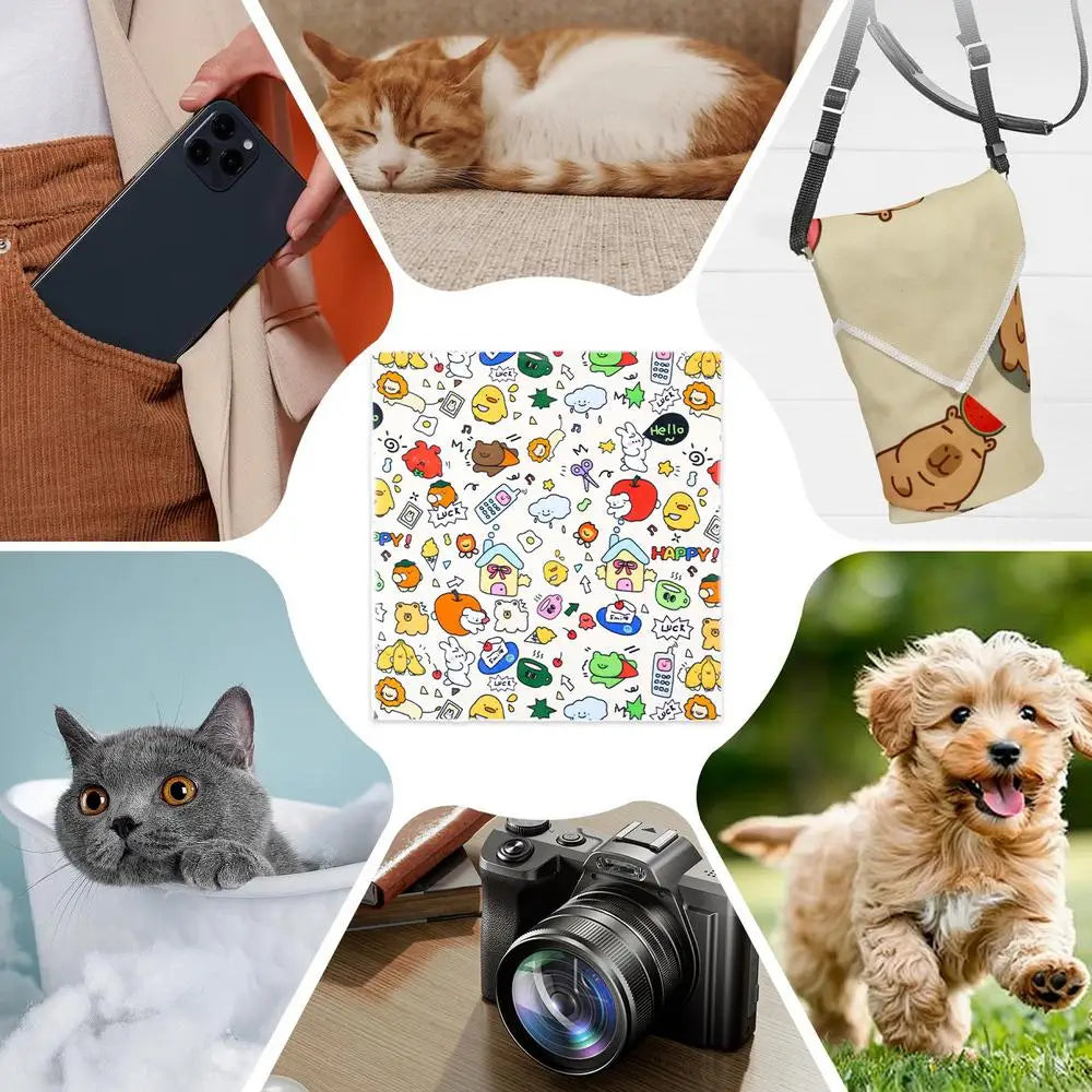 Pet Soft Blanket To Wrap Cat Anti-Scratch Adjustable Grooming Bag For Cats Soft Kitten Blanket To Anti-Runaway/Scratch/Bitten
