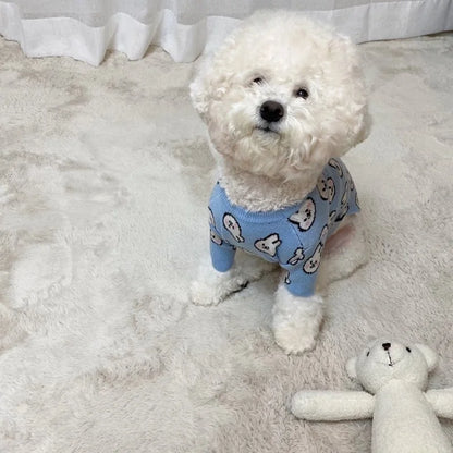 Winter Dog Sweater Pet Dog Clothes Chihuahua French Bulldog Costume Cute Dog Jersey Cat Coat Dog Overalls Puppy Knitted Sweater