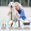 Multi-functional Dog Leash Strong and Soft Real Leather Dog Leash Adjustable Hands Free Crossbody Double Dog Leash for All Dogs