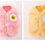 Solid Pink Fluffy Pet Dog Winter Clothes Flower Decorate Breathable Warm Cat Overalls Unisex Yorkshire Autumn Small Puppy Vests