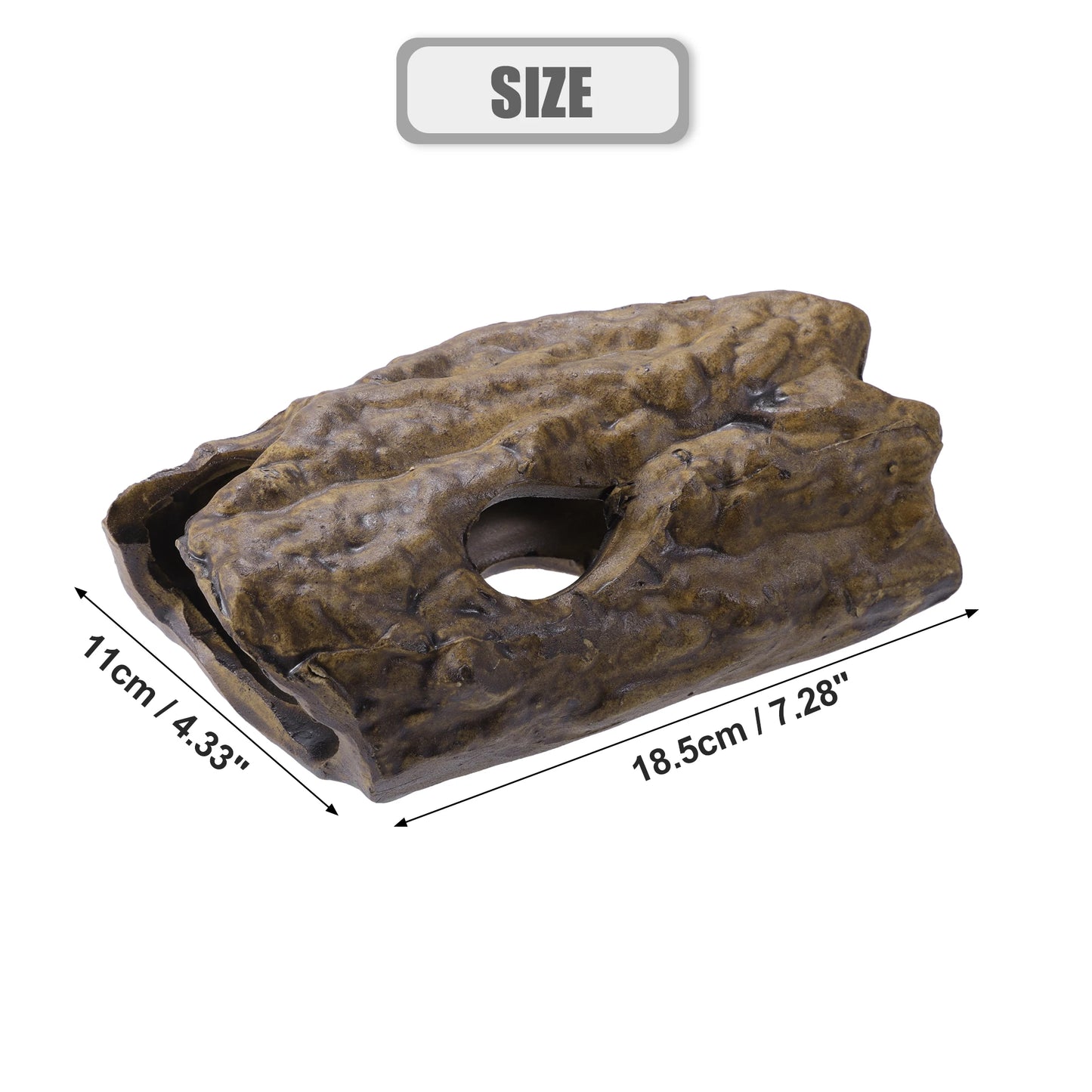 UXCELL Fish Tank Hideaway Rock Cave Ceramic Aquarium Decoration Fish Shrimps Shelter Pet Pottery House Canister Accessories