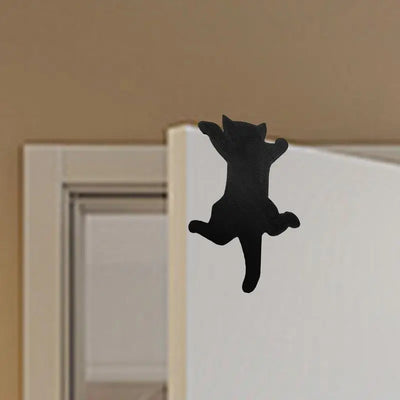 Door Frame Decor Cute Cat Door Topper Black Cat Decor Halloween Door Topper Door Corner Decoration Cat Room Decor For Women Mom