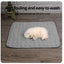 1pc Puppy Grey Ice Silk Cooling Pad Summer Cool Breathable Cooling Washable Reusable Bite Resistance Small Pet Cat Sleeping Pad