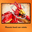 New Magic Movie Fire Phoenix Chinese Fly Divine Beast Building Blocks Bricks Mythical Animal Bird Model Assembled Toy Kid Gifts