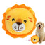 Pet Ball For Dogs Plush Bouncing Rotating Ball USB Rechargeable Dog Exercise Toys With Squeak Sound Bouncing Ball For Hall Park
