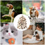 Dog Neck Warmer Soft Warm Leopard Pet Dog Snood Neck Cute Drawstring Pet Snood Thermal Pet Ear Warmer Hat For Dog Cat Rabbit