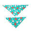 Cartoon Food Print Triangle Dog Collar Bandana Polyester Fade Resistant Pet Accessories Neck Scarf Small Dog Pet Supplies New