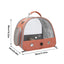 Bird Carrier Bag Travel Bird Backpack Cage Pet Transparent Travel Cage Organizer for Birds Small Pets Hamsters Rabbits Parrots
