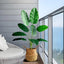 85-115cm Large Artificial Plants Bird of Paradise Tree Tropical Fake Banana Leaves Plastic Palm Plants for Home Garden Decor