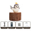 Interactive Bird Toy For Cats Simulation Flapping Bird Catnip Toy USB Charging Pet Companion Toy For Medium Small And Large Cats